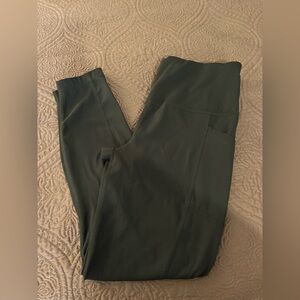 90 Degree By Reflex Olive Green Leggings Size Large